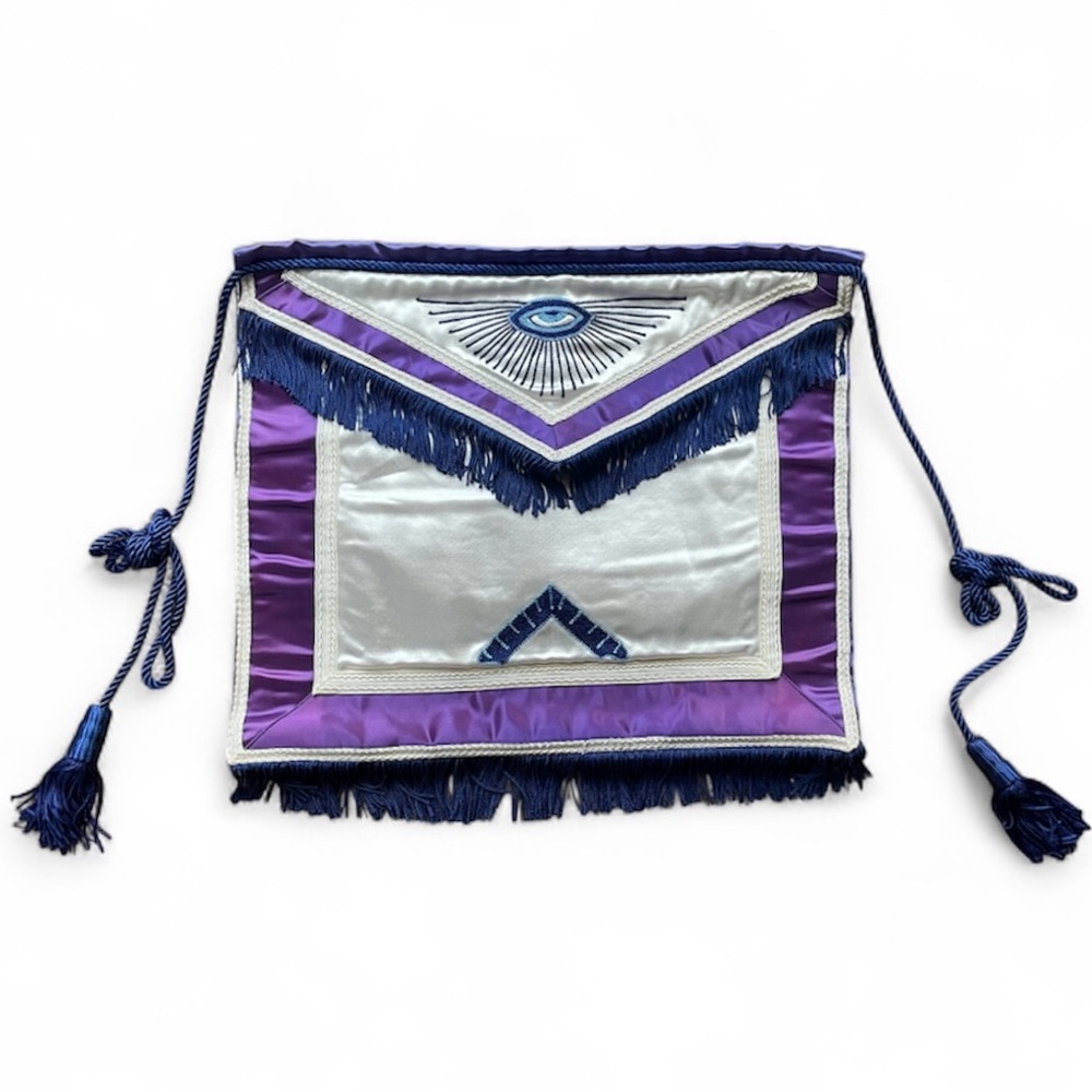 Vintage Chainstitch Handsewn Embroidered All Seeing Eye Banner/ Tapestry Masonic